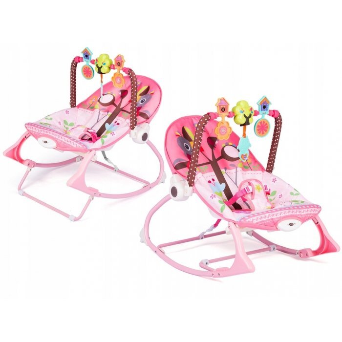 Ricokids Balansoar 3 in 1 cu vibratii 7303 roz