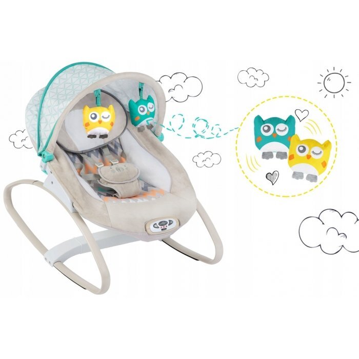 Ricokids Balansoar cu vibratii si muzica gri