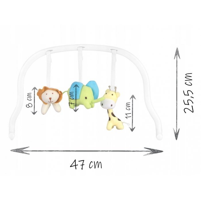 Ricokids Bara cu jucarii pentru scaunul de masa 7250