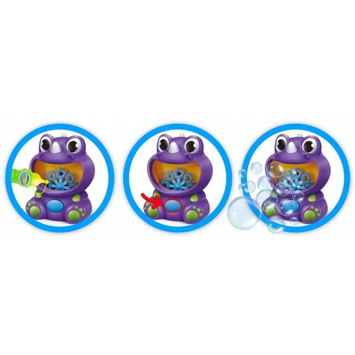 Ricokids Jucarie de facut baloane din sapun Dinozaur