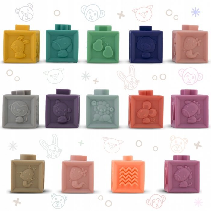 Ricokids Jucarie pentru baie cu diverse forme RK-756