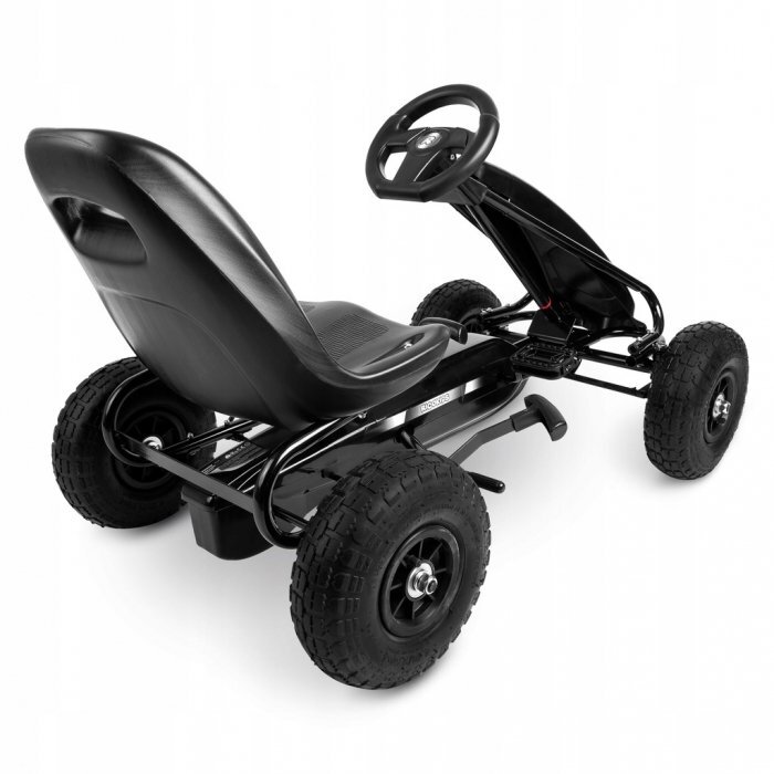 Ricokids Kart cu pedale si roti gonflabile gokart rk 590 negru