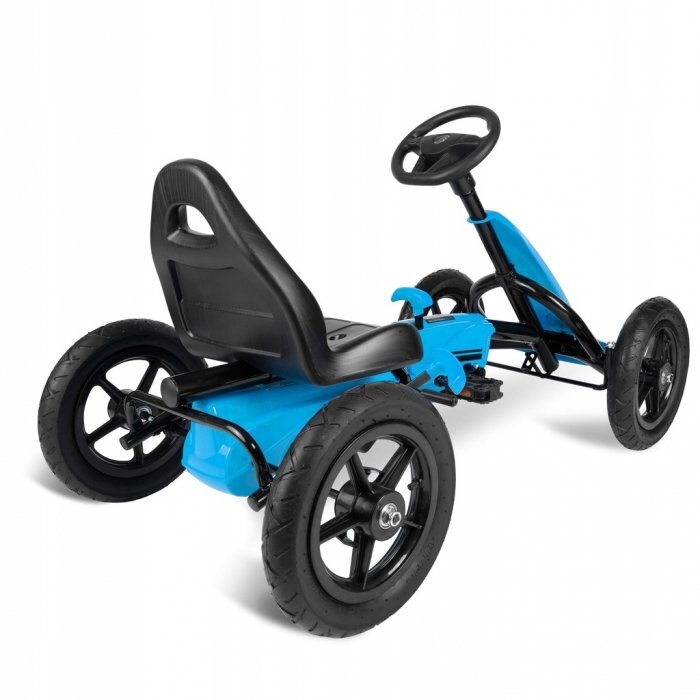 Ricokids Kart cu pedale si roti gonflabile gokart rk 592 albastru