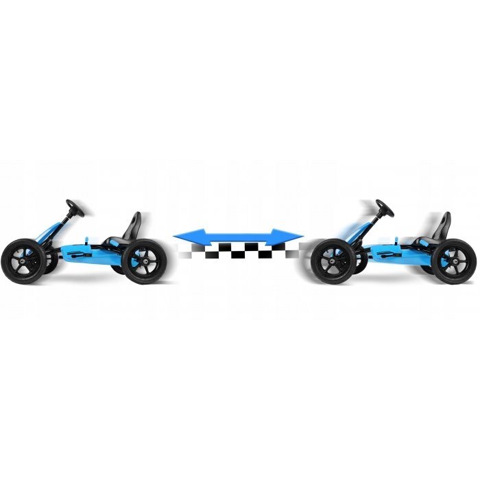 Ricokids Kart cu pedale si roti gonflabile gokart rk 592 albastru