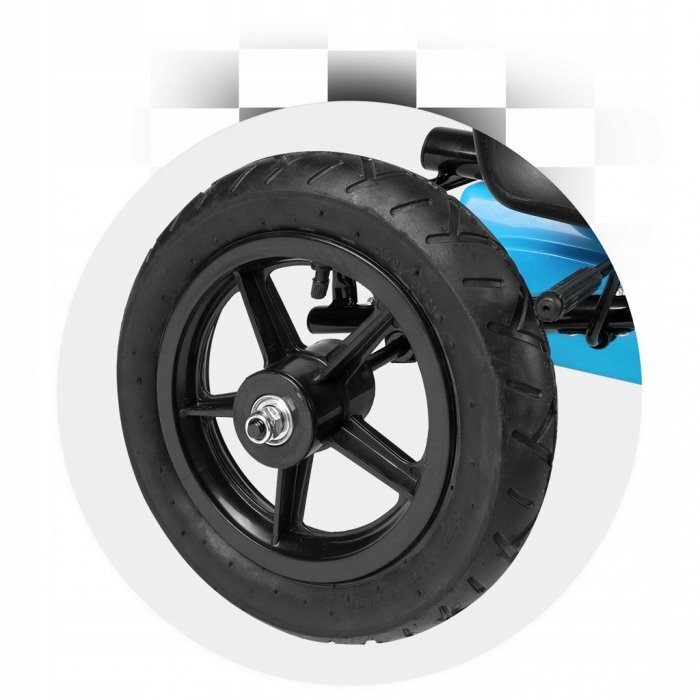 Ricokids Kart cu pedale si roti gonflabile gokart rk 592 albastru