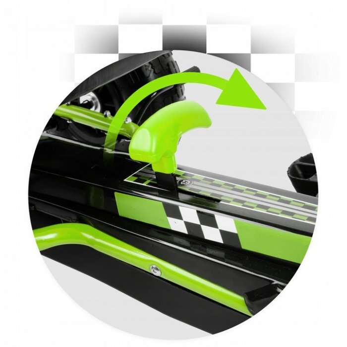 Ricokids Kart cu pedale si roti gonflabile Gokart rk 594 verde