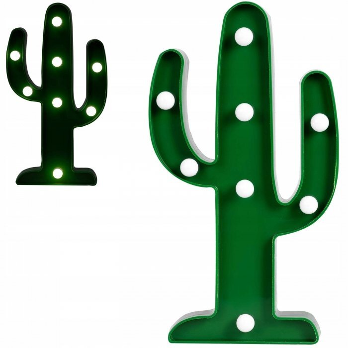 Ricokids Lampa de veghe in forma de cactus 740901 Verde