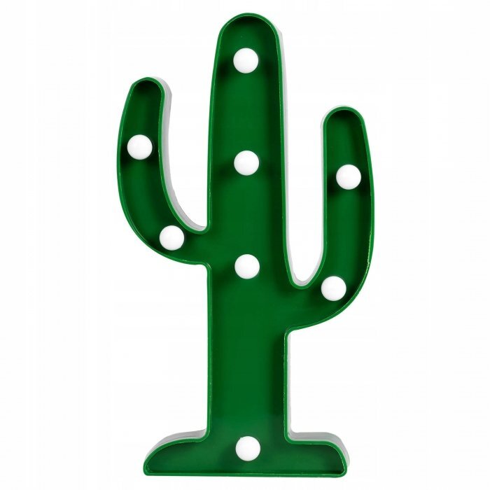 Ricokids Lampa de veghe in forma de cactus 740901 Verde