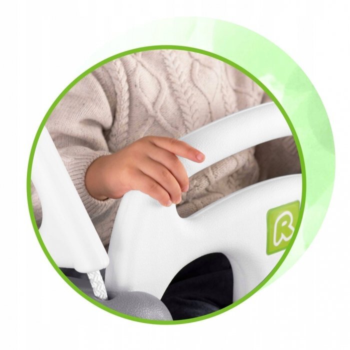 Ricokids Leagan de gradina gri cu alb