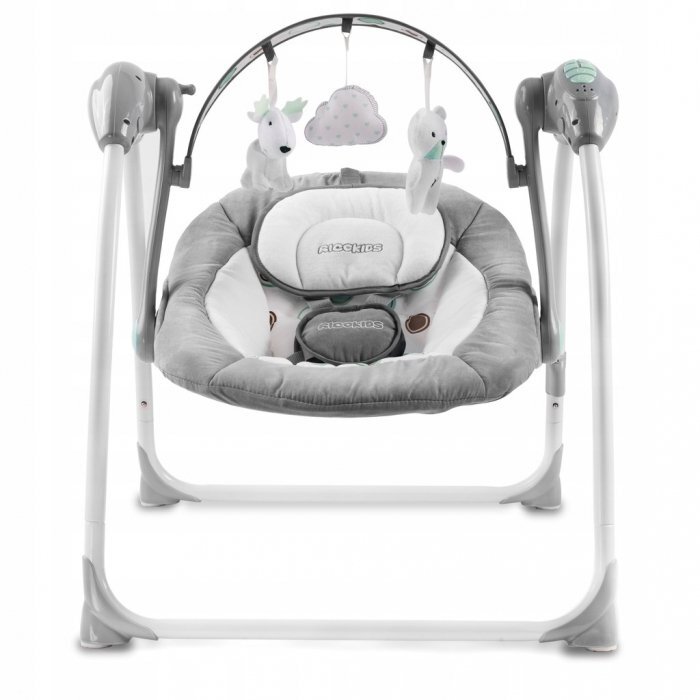 Ricokids Leagan electric cu muzica 7321 Gri