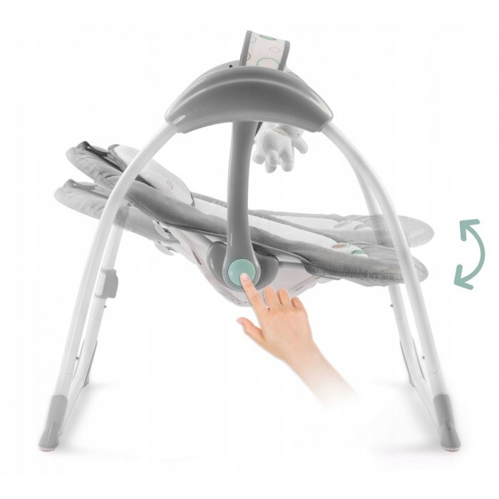 Ricokids Leagan electric cu muzica 7321 Gri