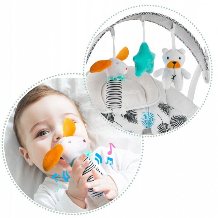 Ricokids Leagan electric cu muzica 7326 Turcoaz