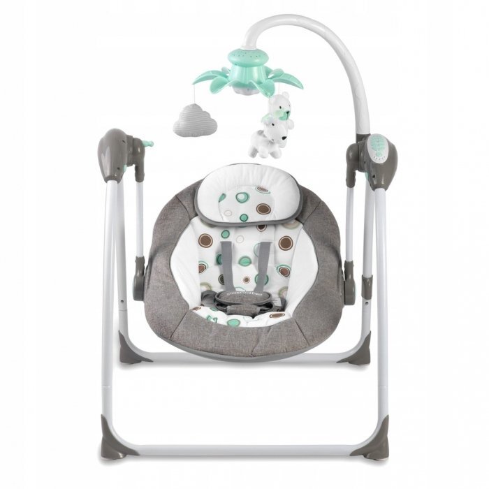 Ricokids Leagan electric cu muzica Premium 7322 Gri