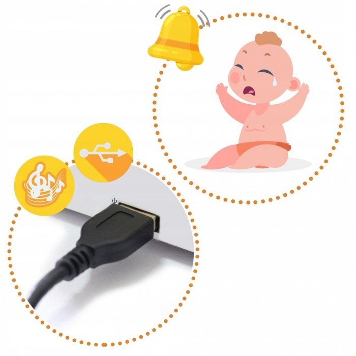 Ricokids Leagan electric cu muzica Premium 7322 Gri