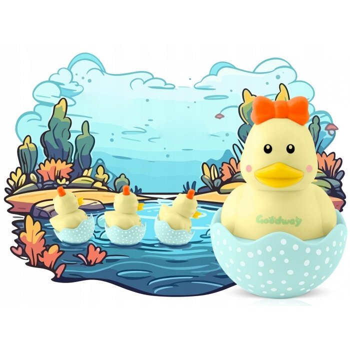 Ricokids Ratusca pentru baie GoodWay cu sunete galben