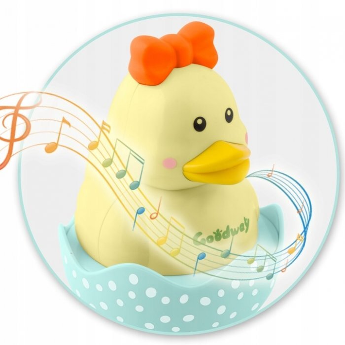 Ricokids Ratusca pentru baie GoodWay cu sunete galben