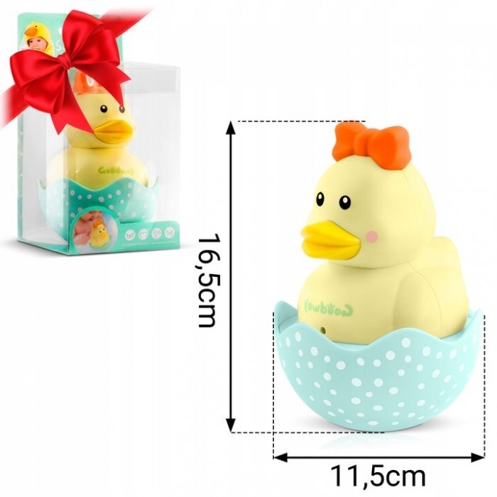Ricokids Ratusca pentru baie GoodWay cu sunete galben