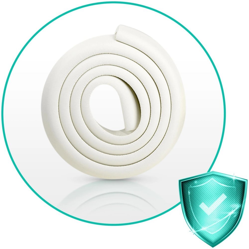 Ricokids Rola protectie multifunctionala din spuma pentru margini si muchii 6m Alb