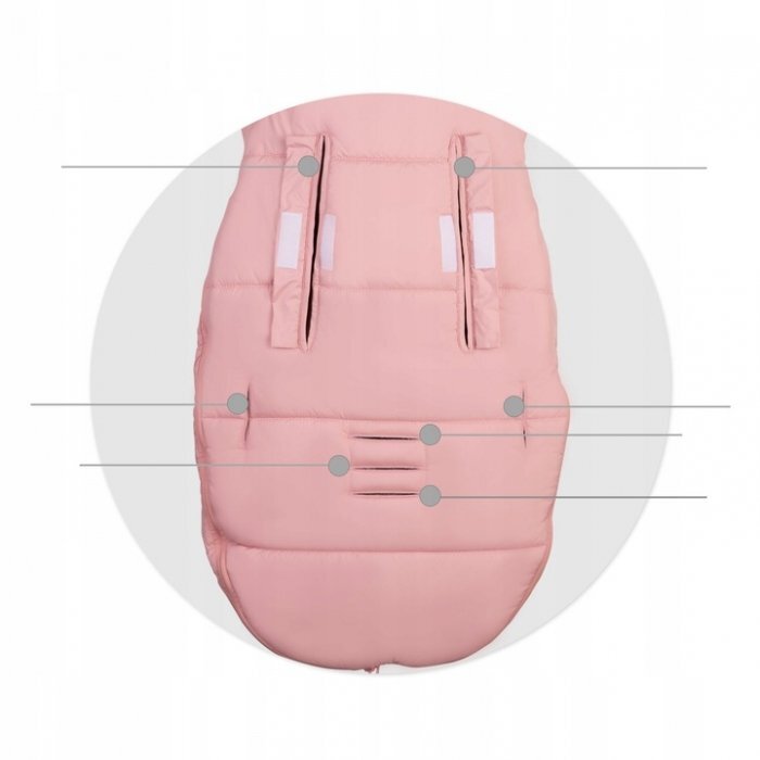 Ricokids Sac de dormit 95 x 48 cm Elmi 720005 Roz