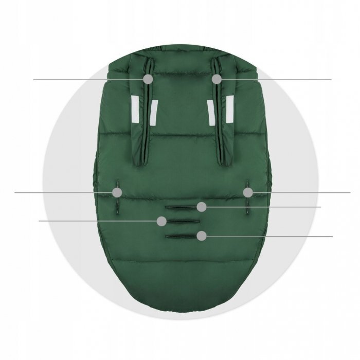 Ricokids Sac de dormit 95 x 48 cm Elmi Khaki
