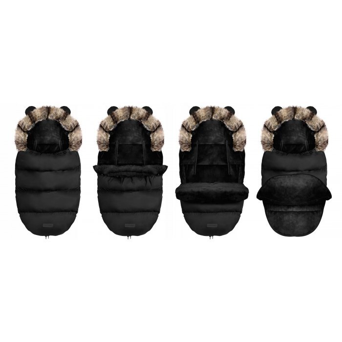 Ricokids Sac de dormit 95 x 48 cm Elmi Negru