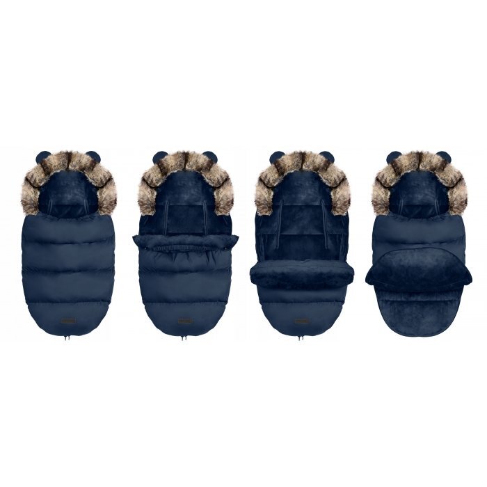 Ricokids Sac de dormit 95x48 cm potrivit pentru caruciorsanie Elmi Bleumarin