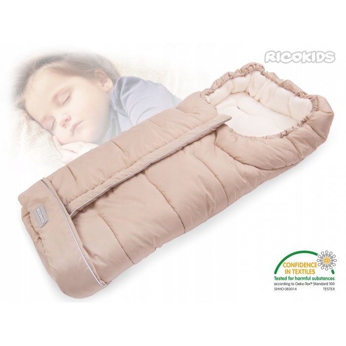 Ricokids Sac de dormit 96 x 45 cm Drimi bej