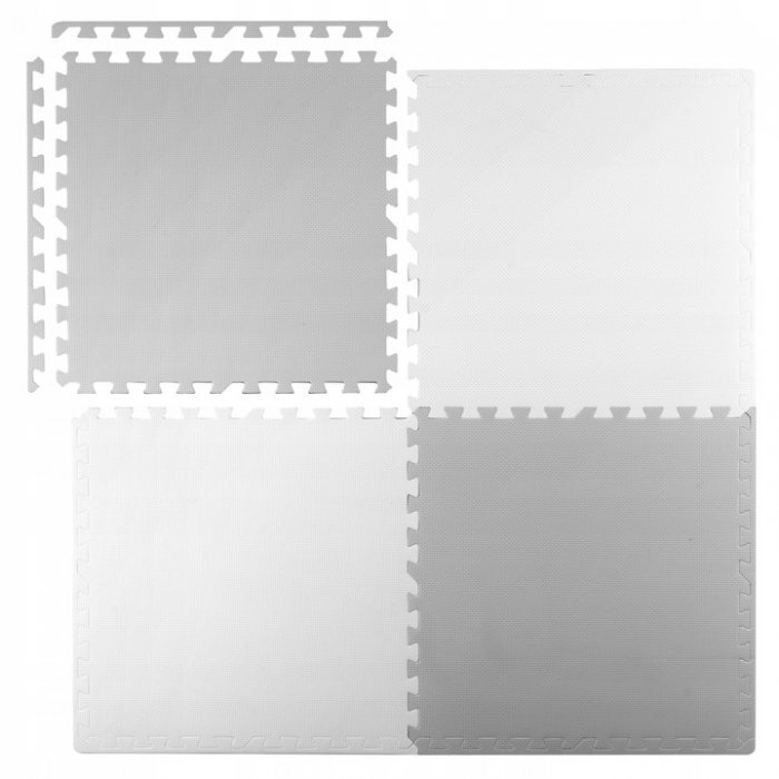 Ricokids Salteluta de joaca 120 x 120 cm 7480 Alb Gri
