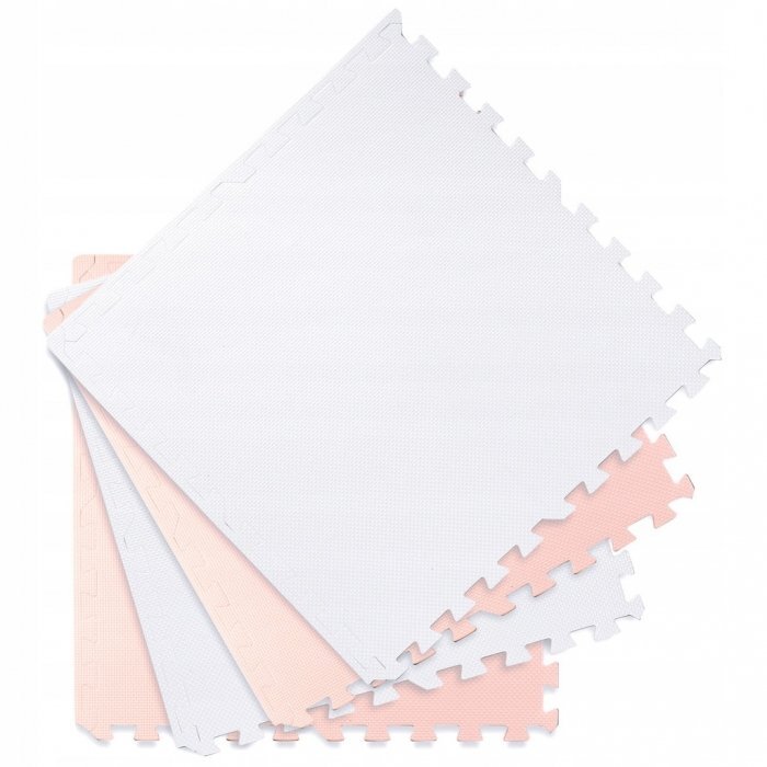 Ricokids Salteluta de joaca 120 x 120 cm 7481 Alb Roz