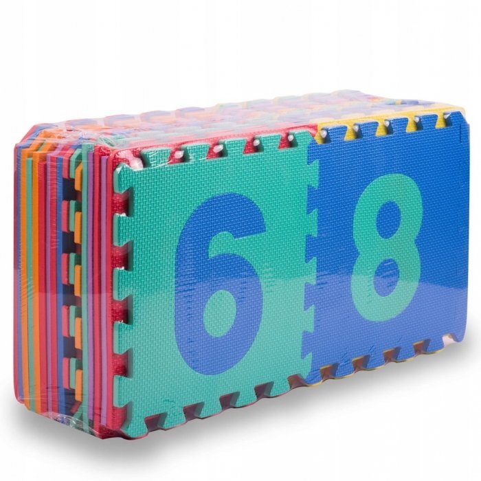 Ricokids Salteluta de joaca 120 x 270 cm cu litere si cifre 7487 Multicolora