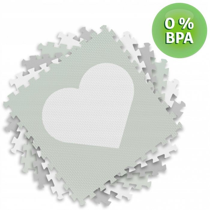 Ricokids Salteluta de joaca 150 x 150 cm 7505 gri - mint
