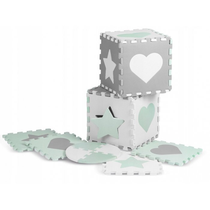 Ricokids Salteluta de joaca 150 x 150 cm 7505 gri - mint