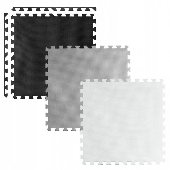 Ricokids Salteluta de joaca 180 x 180 cm 7494 Gri Negru Alb