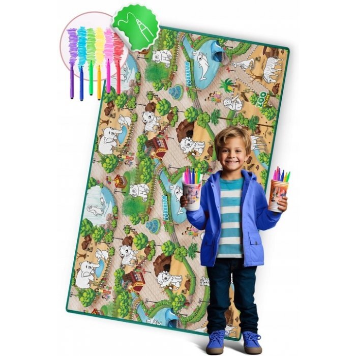 Ricokids Salteluta de joaca XXL 200x120 cm Zoo
