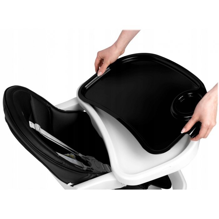 Ricokids Scaun de masa cu roti Tugo negru