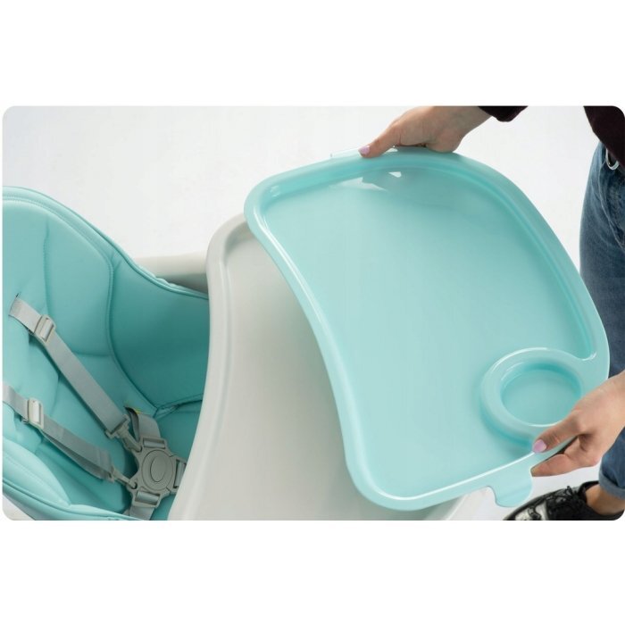 Ricokids Scaun de masa cu roti Tugo turcoaz