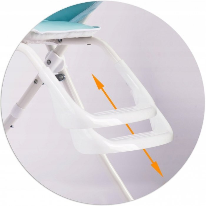 Ricokids Scaun de masa Fando Albastru 58 x 77 x 100 cm