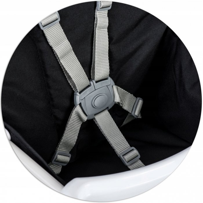 Ricokids Scaun de masa Fando Negru