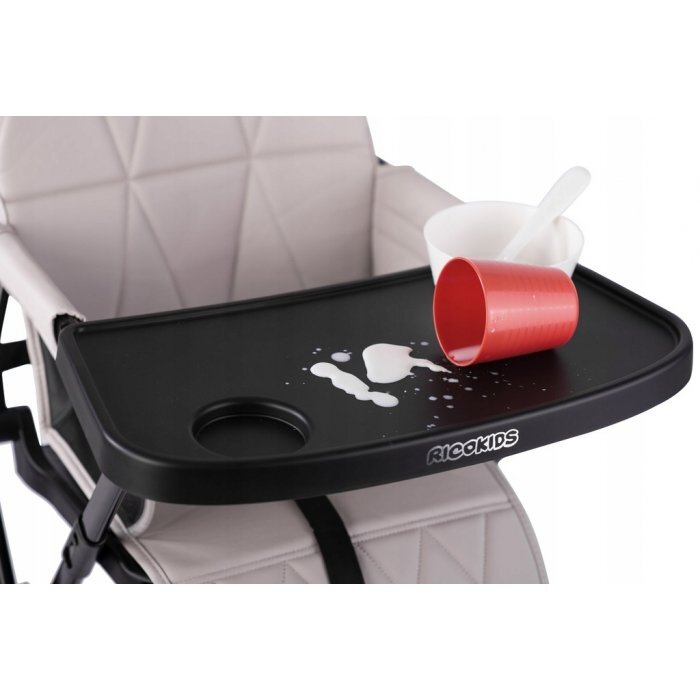 Ricokids Scaun de masa Nuco negru cu gri