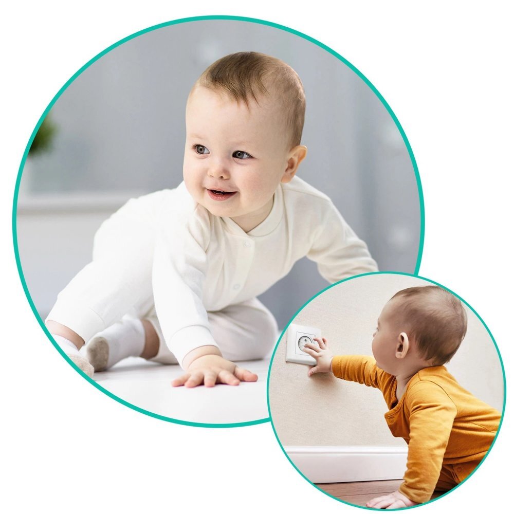 Ricokids Set 10 protectii pentru prize Alb