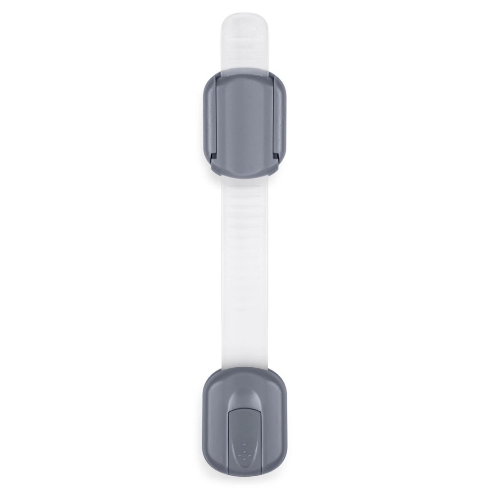 Ricokids Set 6 sigurante pentru copii Gri multifunctionale utilizare multipla instalare cu adeziv 3M 19x3.4 cm