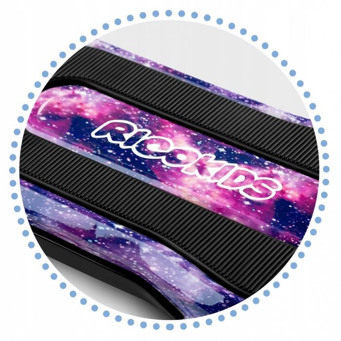 Ricokids Trotineta cu roti LED Piko Violet Roz reglabila din aluminiu greutate suportata 35 kg