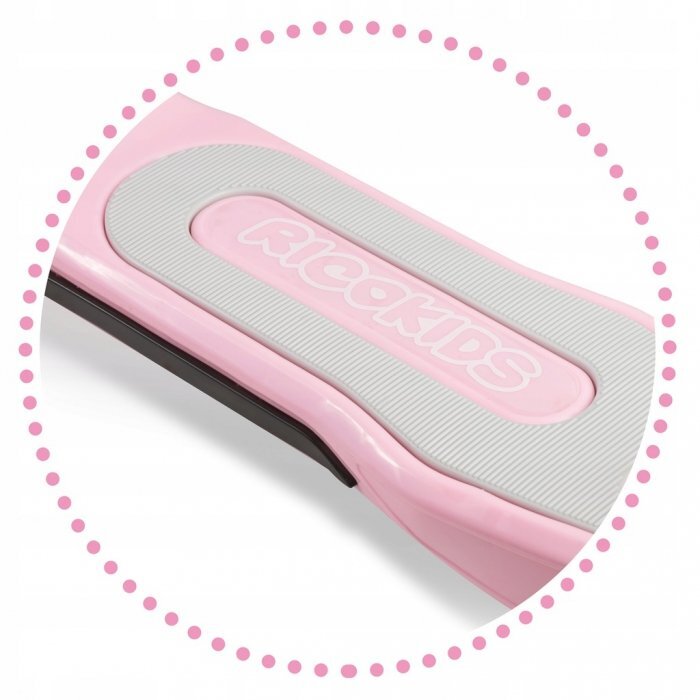 Ricokids Trotineta pentru copii Piko Roz cu inaltime ghidon reglabilaroti cu lumi LEDcadru din aluminiu platforma antiderapantagreutate admisa 35 kg