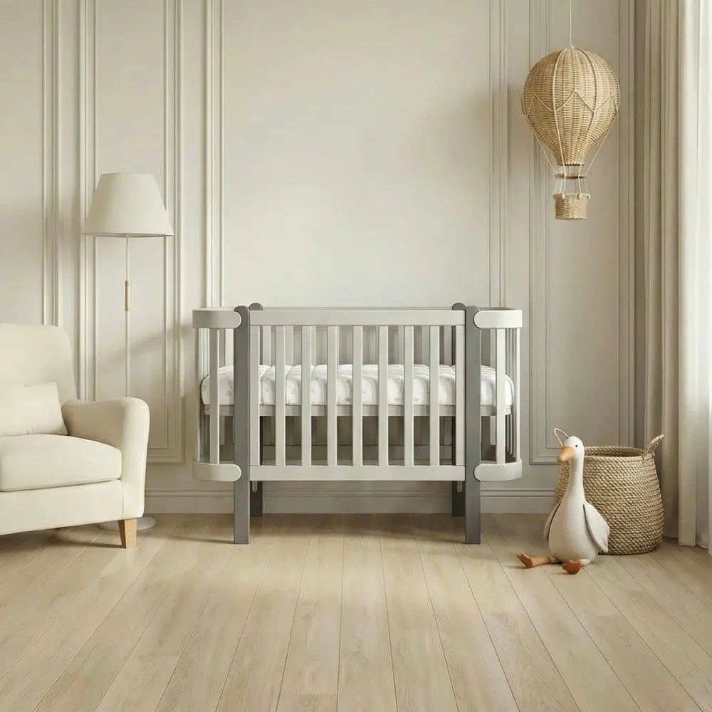RKids Patut din lemn de fag pentru copii Monaco 120 x 60 cm Cashmere