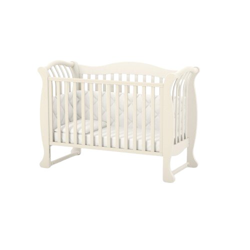 RKids Patut din lemn de fag pentru copii Paris 120 x 60 cm Ivory