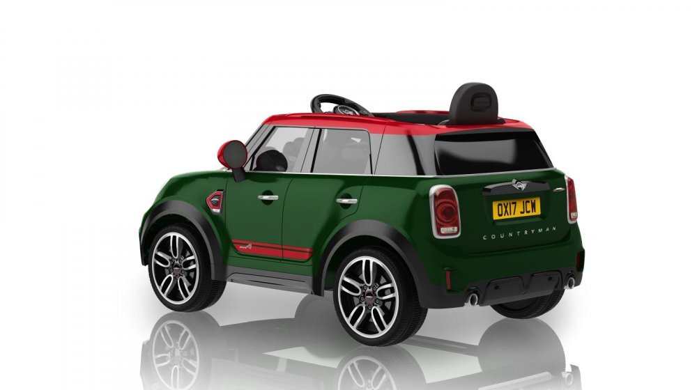 ROLLPLAY Masina electrica pentru copii Mini Countryman 12V 70W cu schimbator viteza scaun piele muzica si lumni