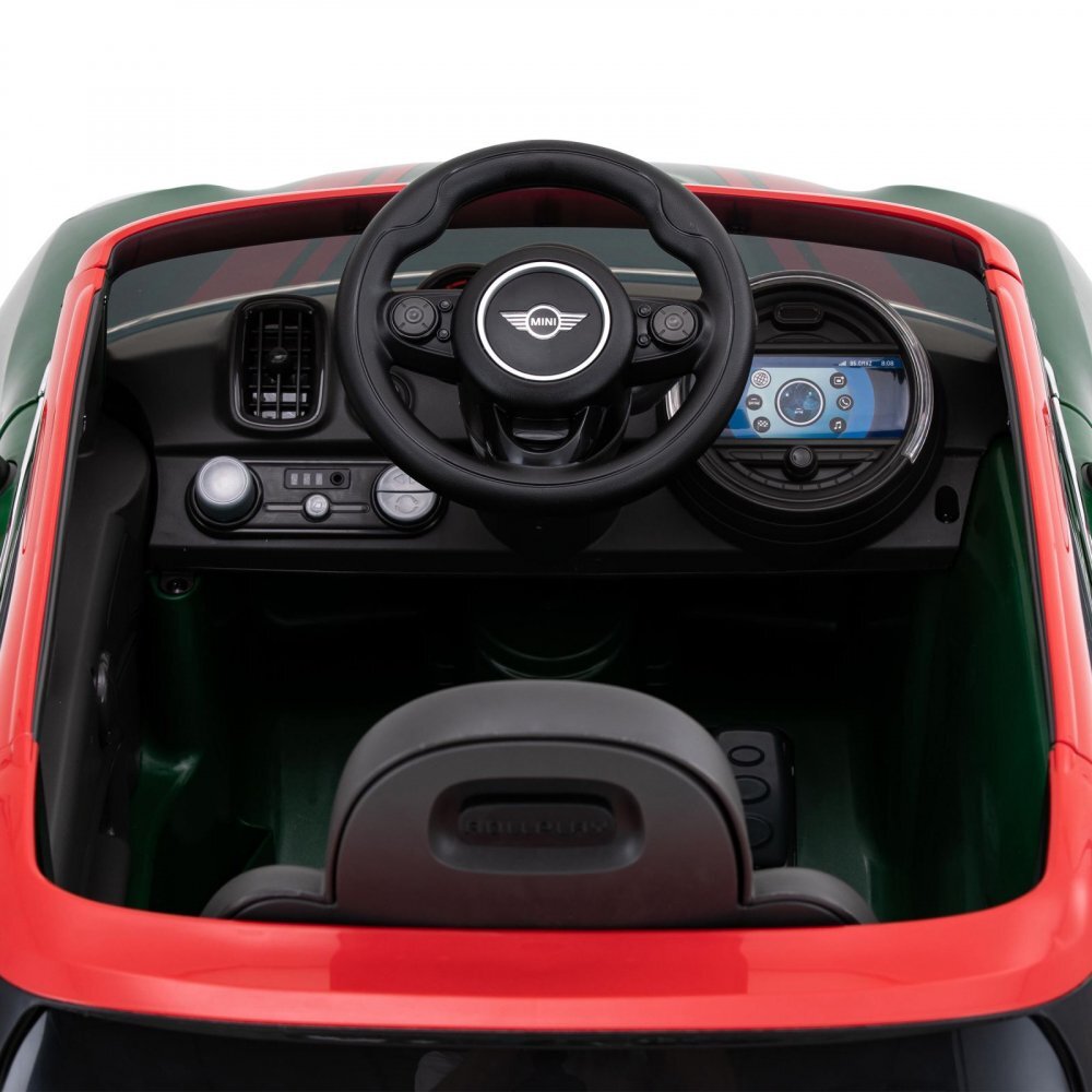 ROLLPLAY Masina electrica pentru copii Mini Countryman 12V 70W cu schimbator viteza scaun piele muzica si lumni