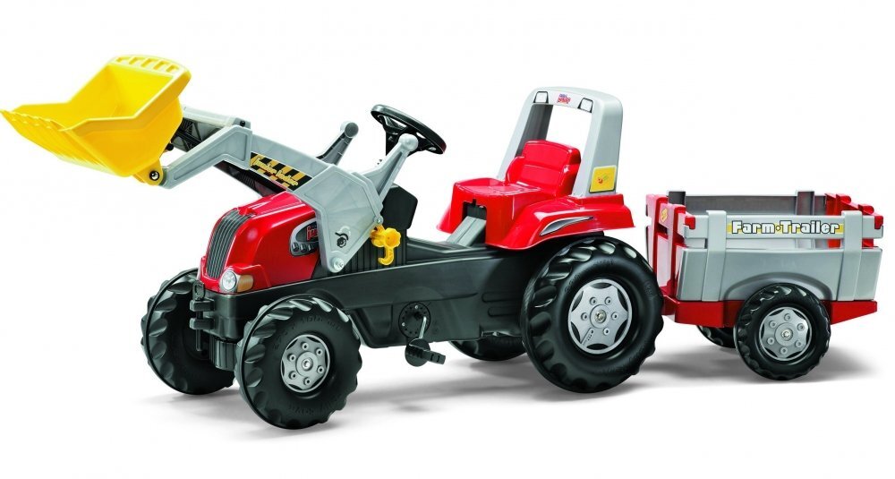 ROLLY TOYS Tractor cu pedale Junior cu remorca si cupa
