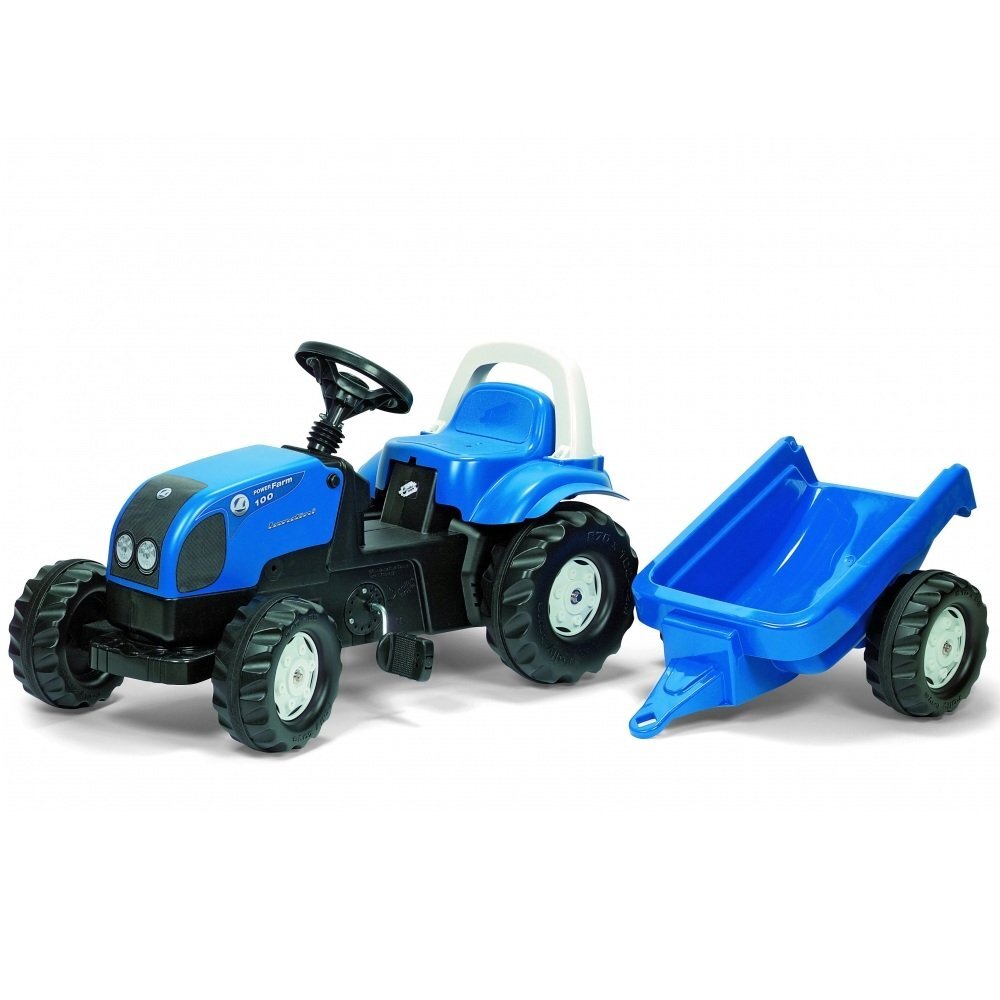 ROLLY TOYS Tractor cu pedale Kid Landini cu remorca