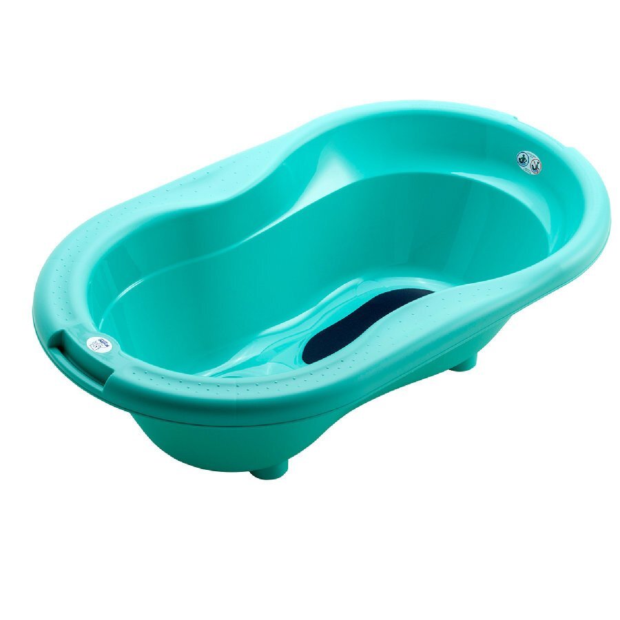 Rotho-Baby Design Cadita cu covoras antiderapant TOP Curacao blue Rotho-babydesign